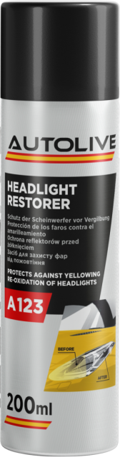 A123 HEADLIGHT RESTORER
